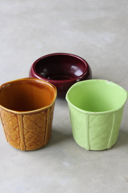 Retro Plant Pots - Kernow Furniture