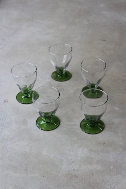 Set 6 Vintage Water Glasses - Kernow Furniture