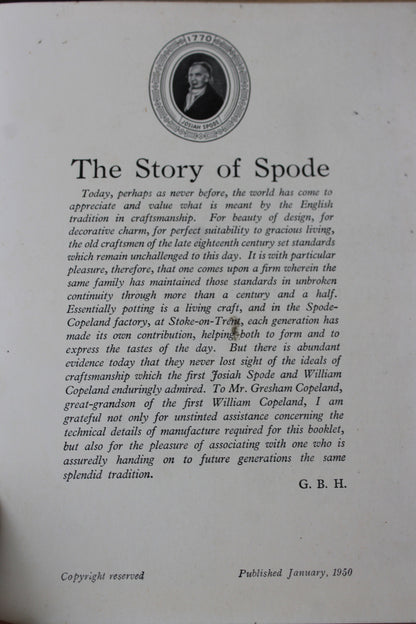 The Story of Spode & The Hunt J F Herring - Kernow Furniture