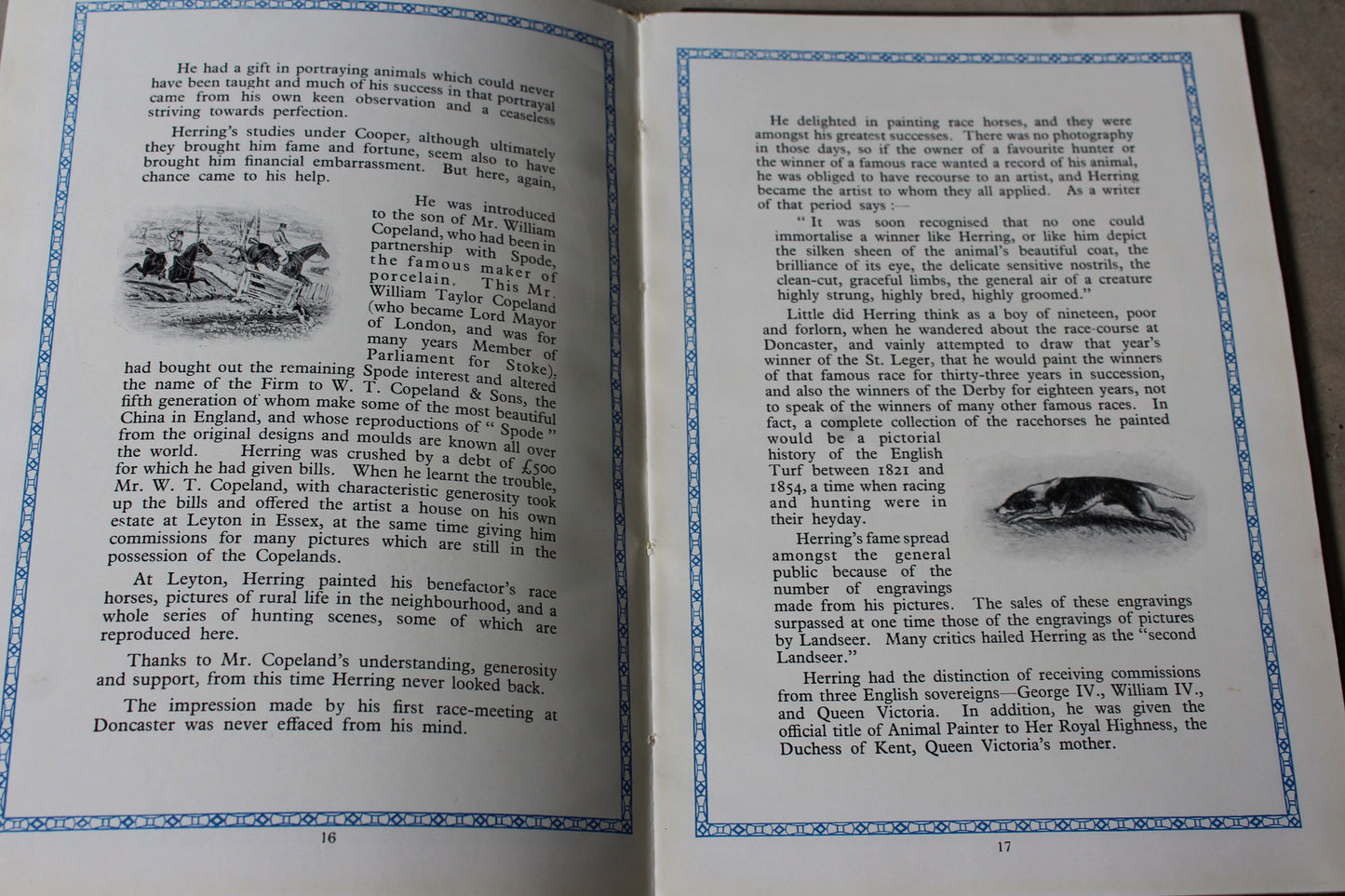 The Story of Spode & The Hunt J F Herring - Kernow Furniture