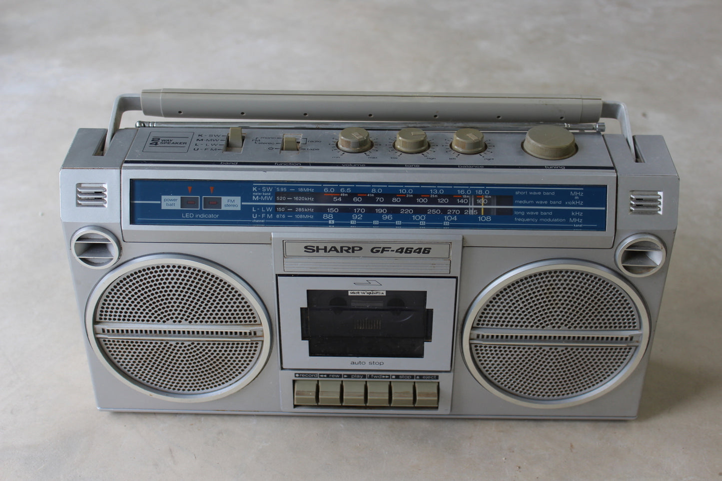 Retro Sharp GF4646 Boombox - Kernow Furniture