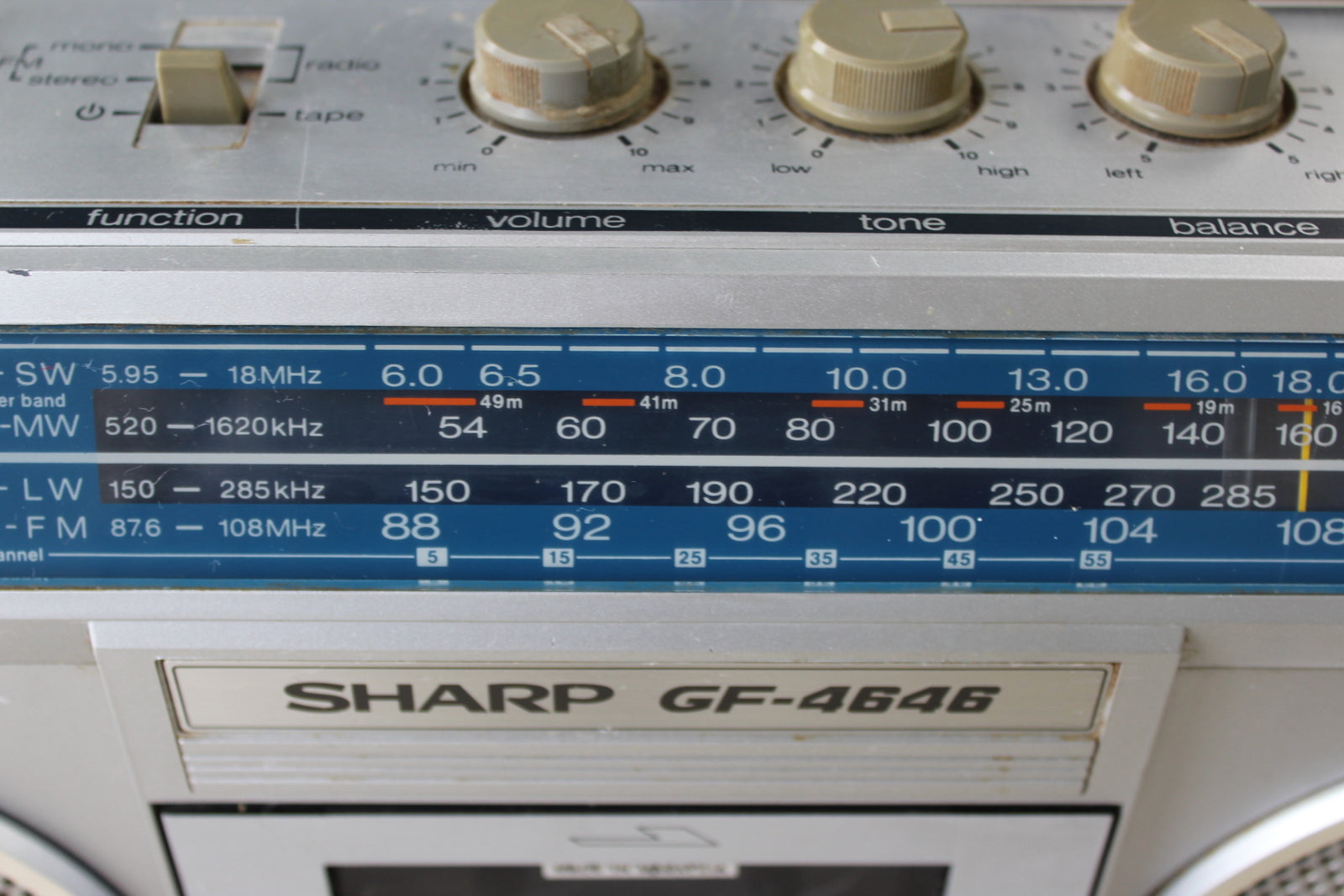 Retro Sharp GF4646 Boombox – Kernow Furniture