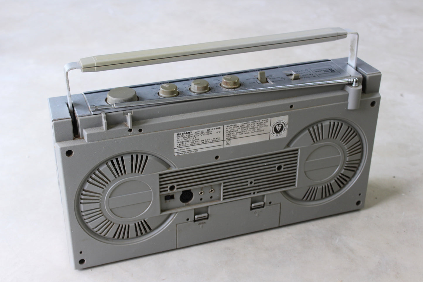 Retro Sharp GF4646 Boombox - Kernow Furniture