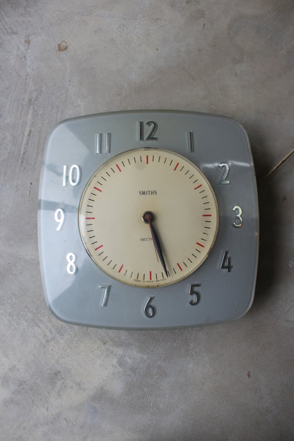 Retro Smiths Wall Clock - Kernow Furniture