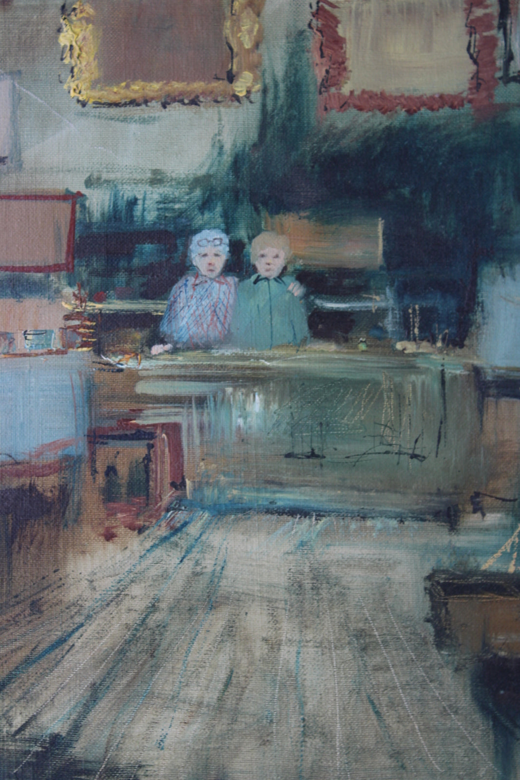 John Bampfield Abstract Oil Painting - Kernow Furniture