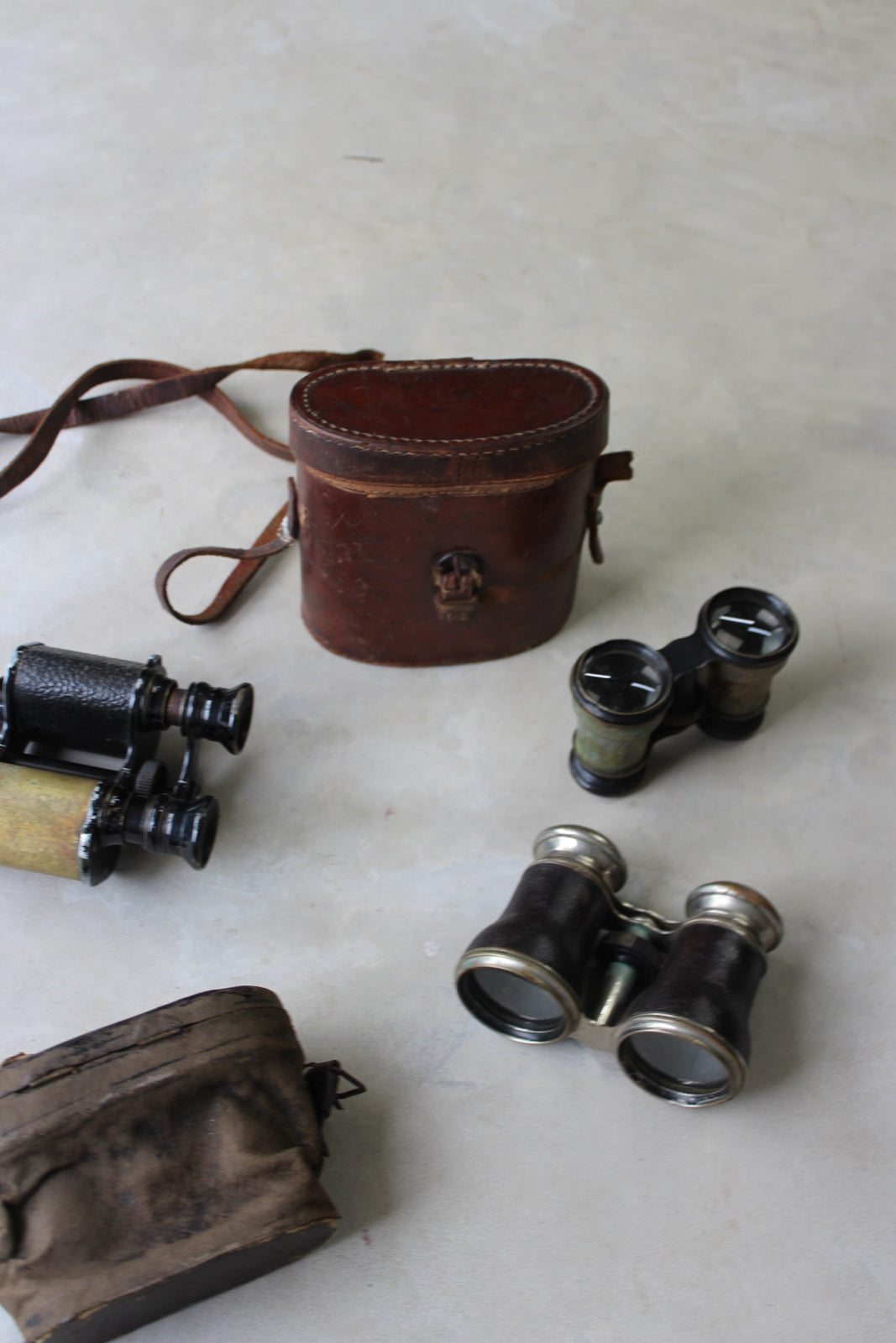 Three Pairs Vintage Binoculars - Kernow Furniture