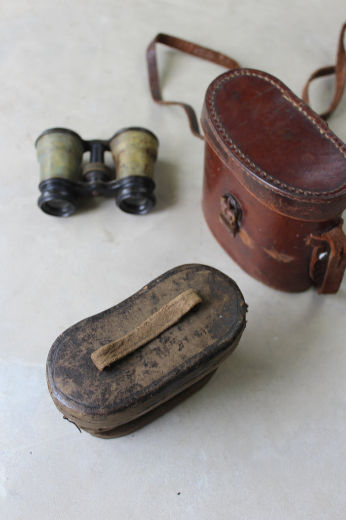 Three Pairs Vintage Binoculars - Kernow Furniture