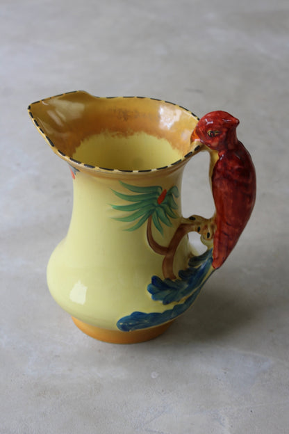 Vintage Burleigh Ware Parrot Jug - Kernow Furniture