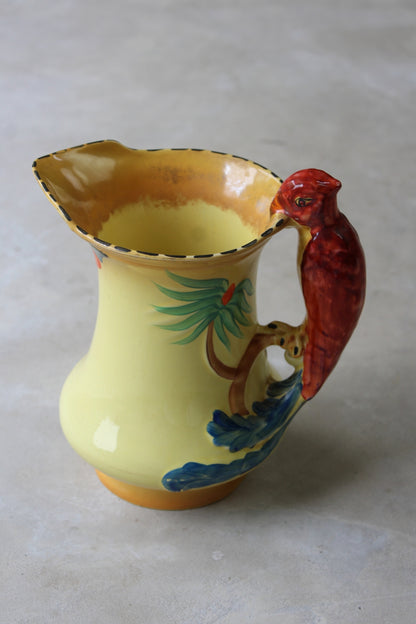 Vintage Burleigh Ware Parrot Jug - Kernow Furniture