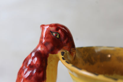 Vintage Burleigh Ware Parrot Jug - Kernow Furniture