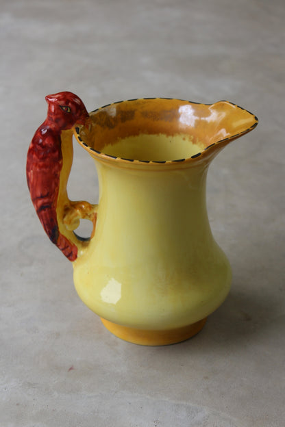 Vintage Burleigh Ware Parrot Jug - Kernow Furniture