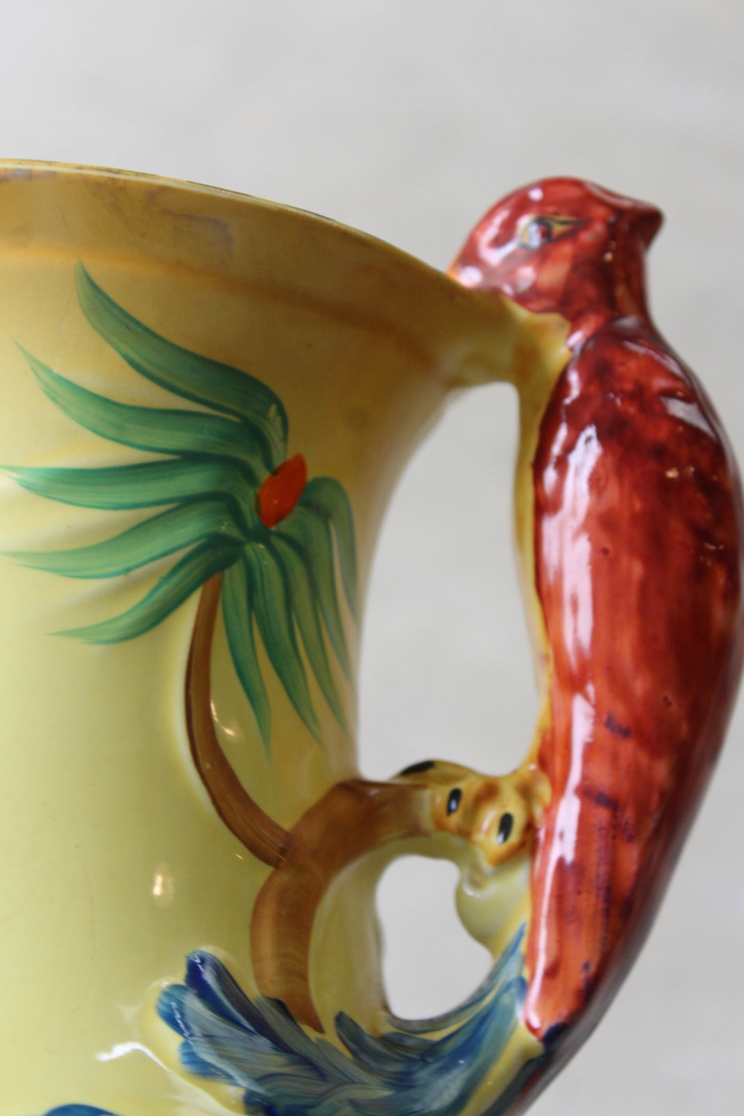 Vintage Burleigh Ware Parrot Jug - Kernow Furniture