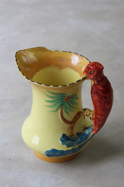 Vintage Burleigh Ware Parrot Jug - Kernow Furniture