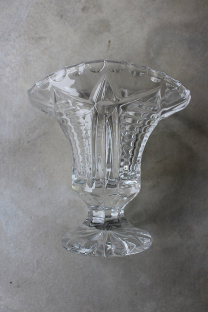 Pair Cut Glass Posy Vase - Kernow Furniture