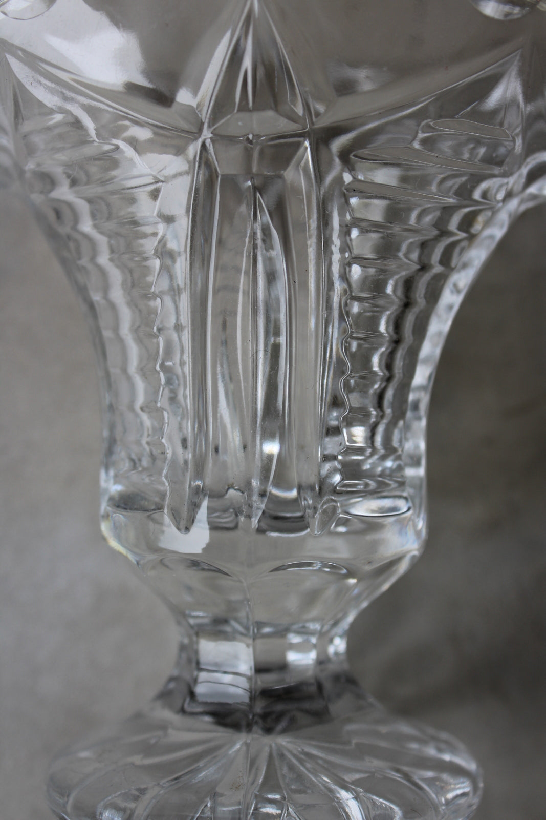 Pair Cut Glass Posy Vase - Kernow Furniture