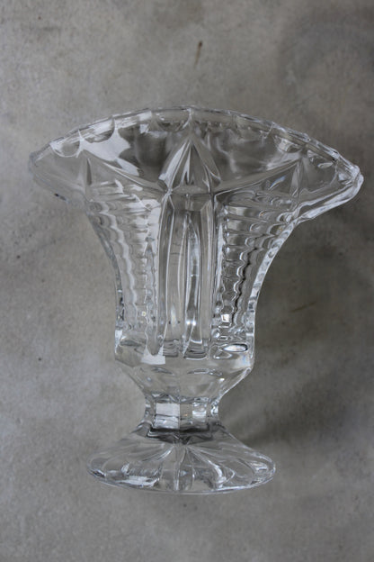 Pair Cut Glass Posy Vase - Kernow Furniture