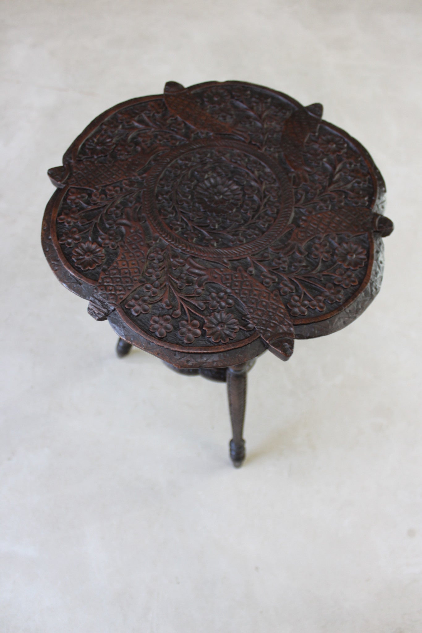 Antique Indian Occasional Table - Kernow Furniture