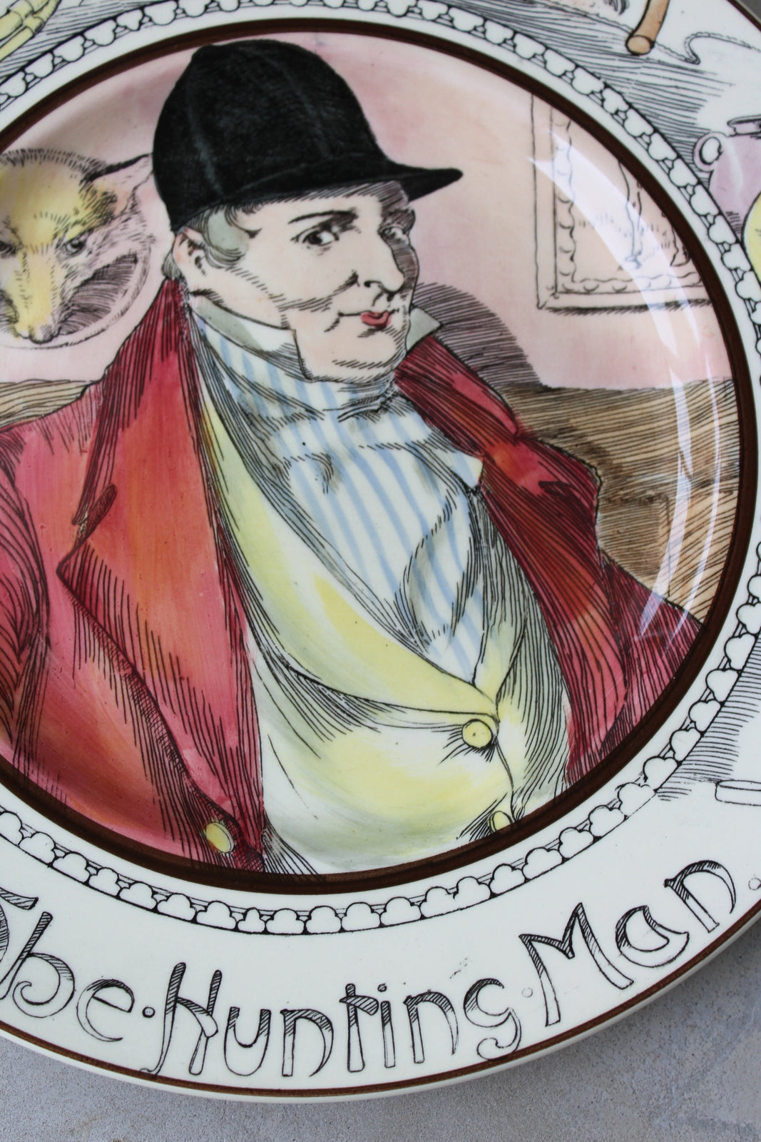 Royal Doulton The Hunting Man Decorative Plate - Kernow Furniture