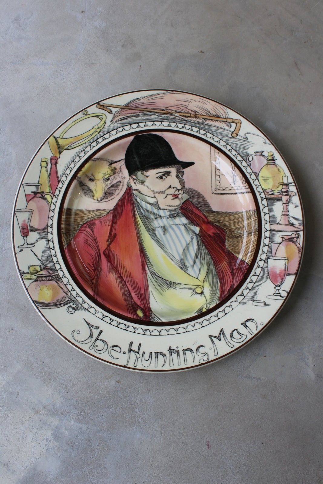 Royal Doulton The Hunting Man Decorative Plate - Kernow Furniture