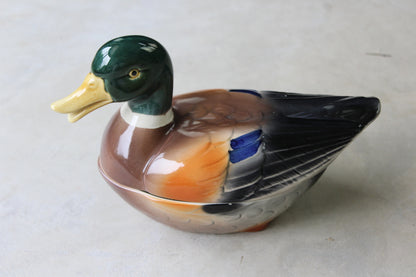 Ceramic Duck Dish & Lid - Kernow Furniture