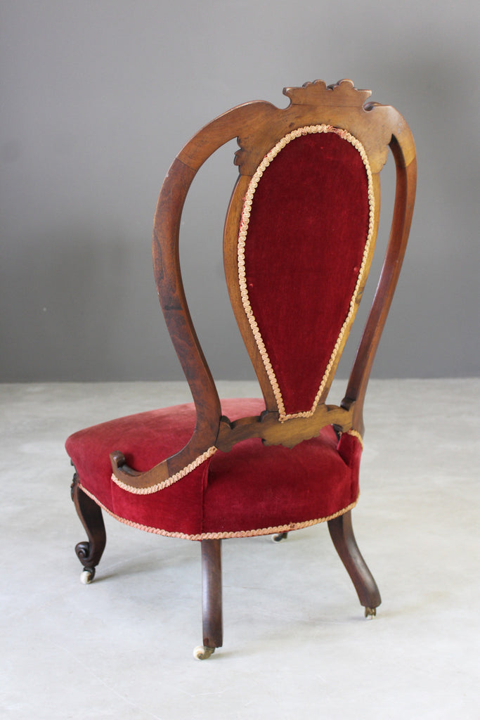 Antique French Nursing Bedroom Chair - Kernow Furniture