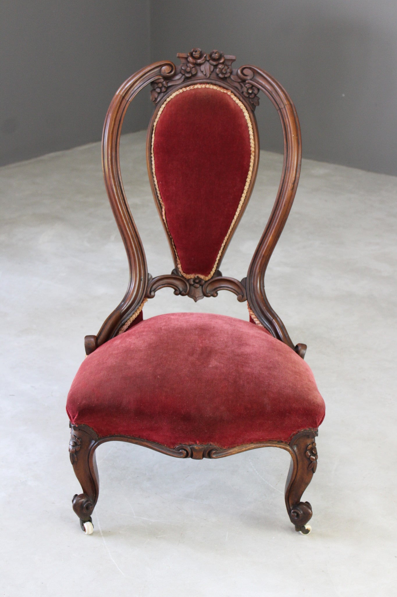 Antique French Nursing Bedroom Chair - Kernow Furniture