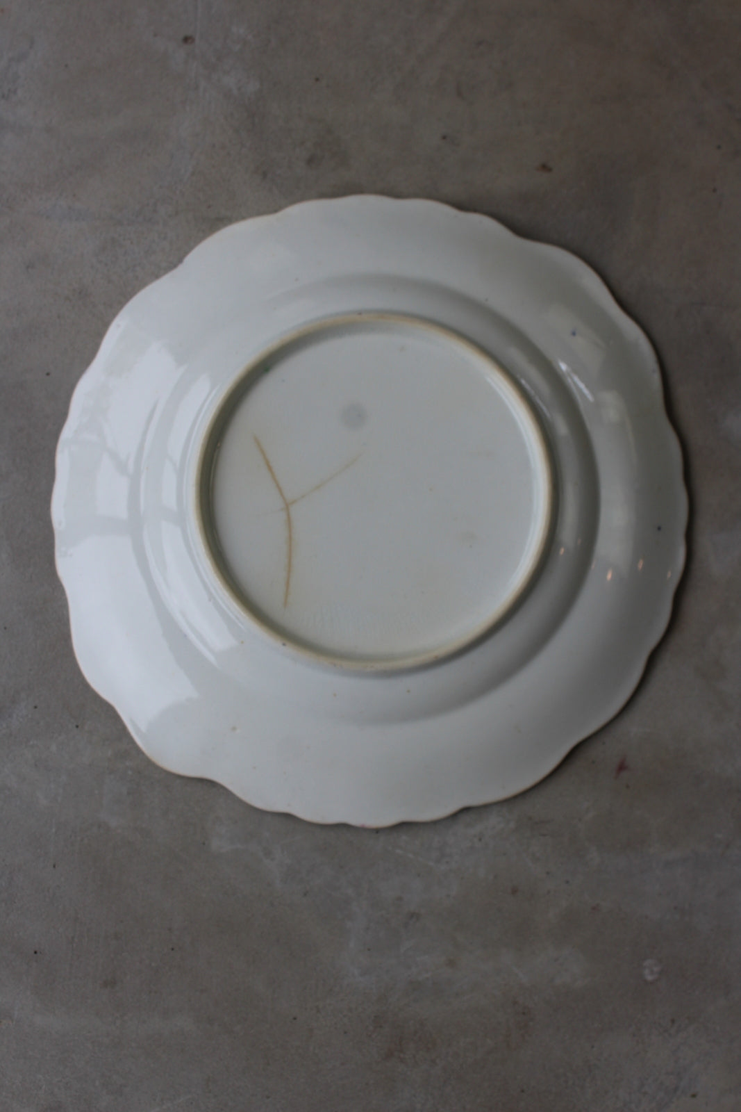 Single Antique Gaudy Welsh Tulip Plate - Kernow Furniture