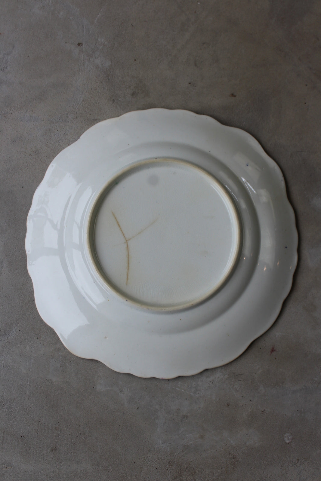 Single Antique Gaudy Welsh Tulip Plate - Kernow Furniture