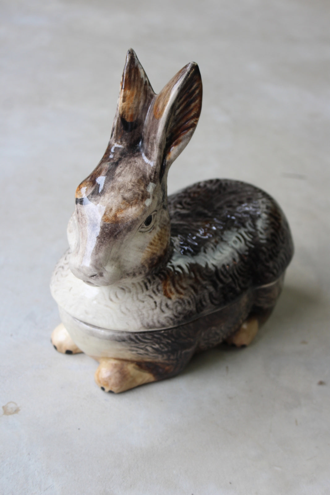 Ceramic Rabbit Dish & Lid - Kernow Furniture