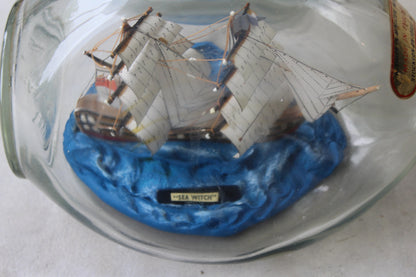 Ship In a Haig Dimple Bottle - Sea Witch - Kernow Furniture