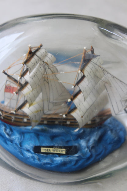 Ship In a Haig Dimple Bottle - Sea Witch - Kernow Furniture