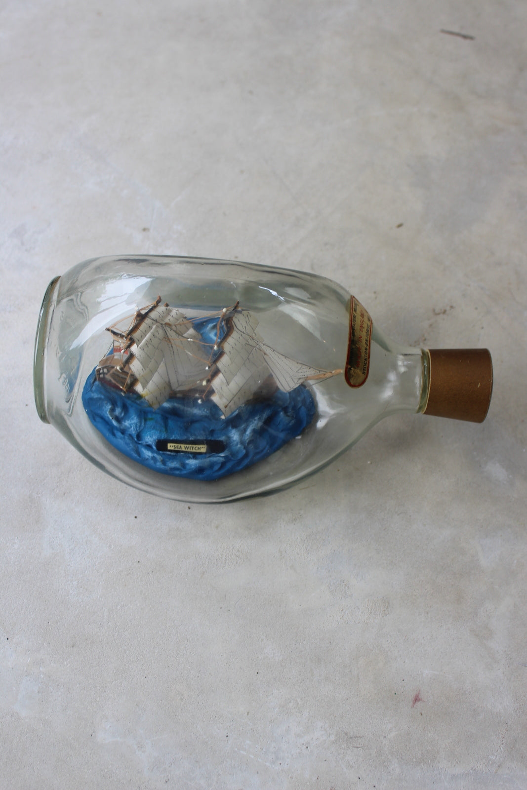 Ship In a Haig Dimple Bottle - Sea Witch - Kernow Furniture