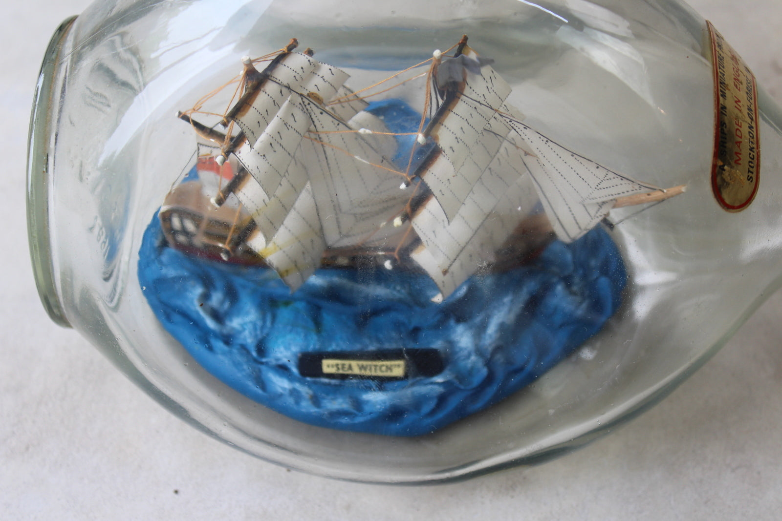 Ship In a Haig Dimple Bottle - Sea Witch - Kernow Furniture