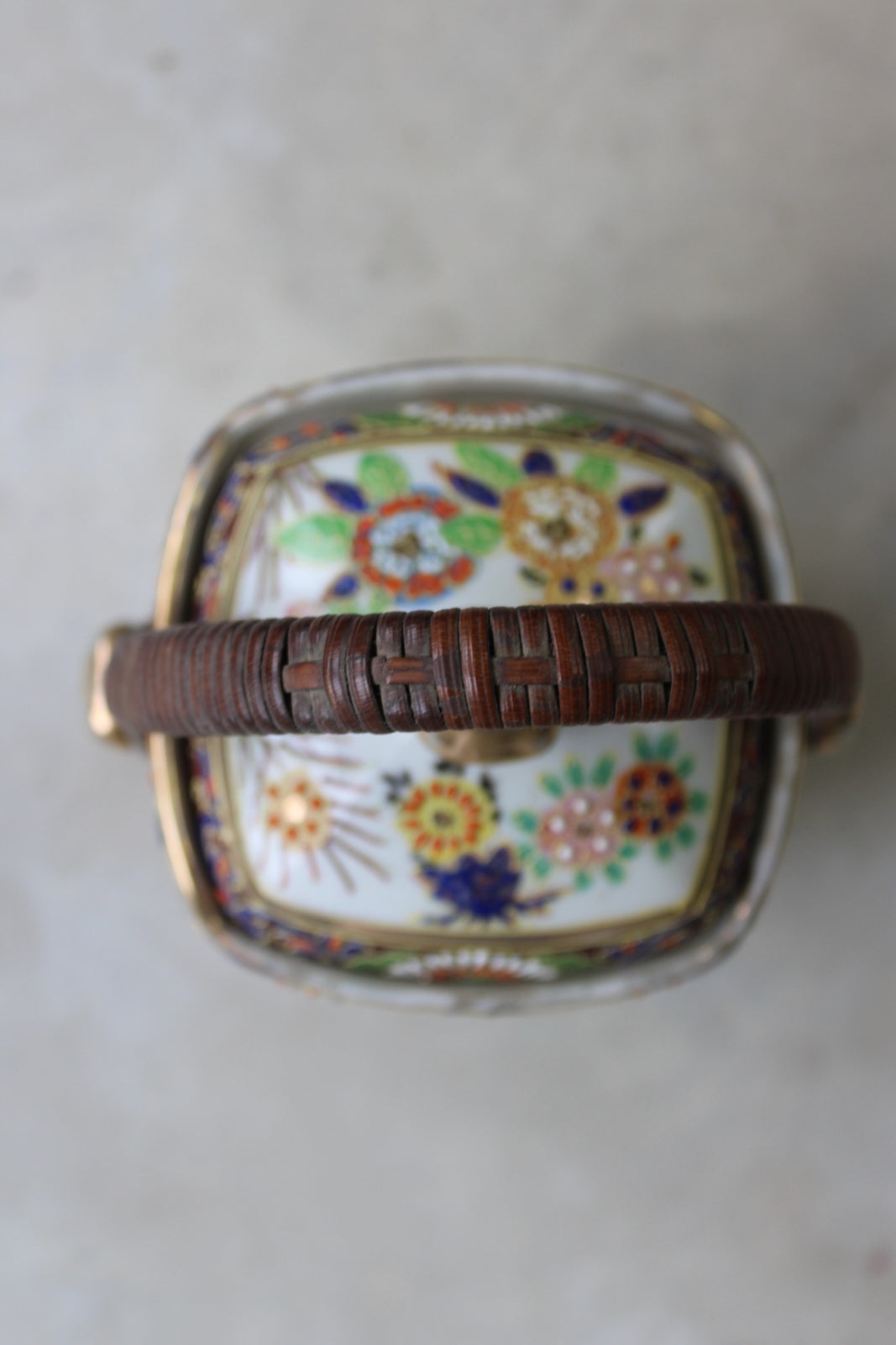 Oriental Floral Tea Caddy - Kernow Furniture