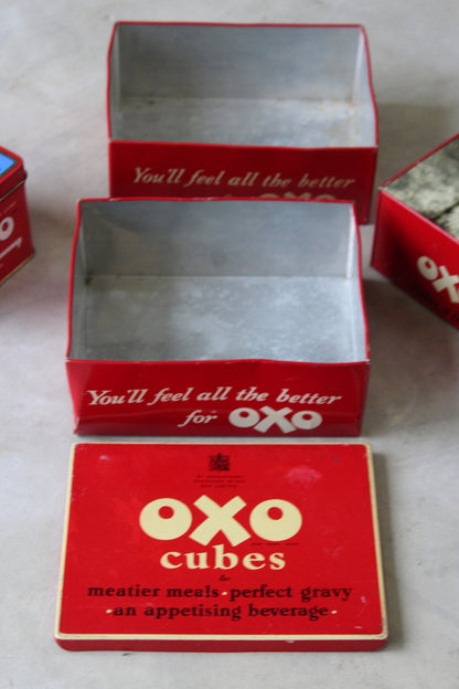 Vintage Oxo Tins - Kernow Furniture