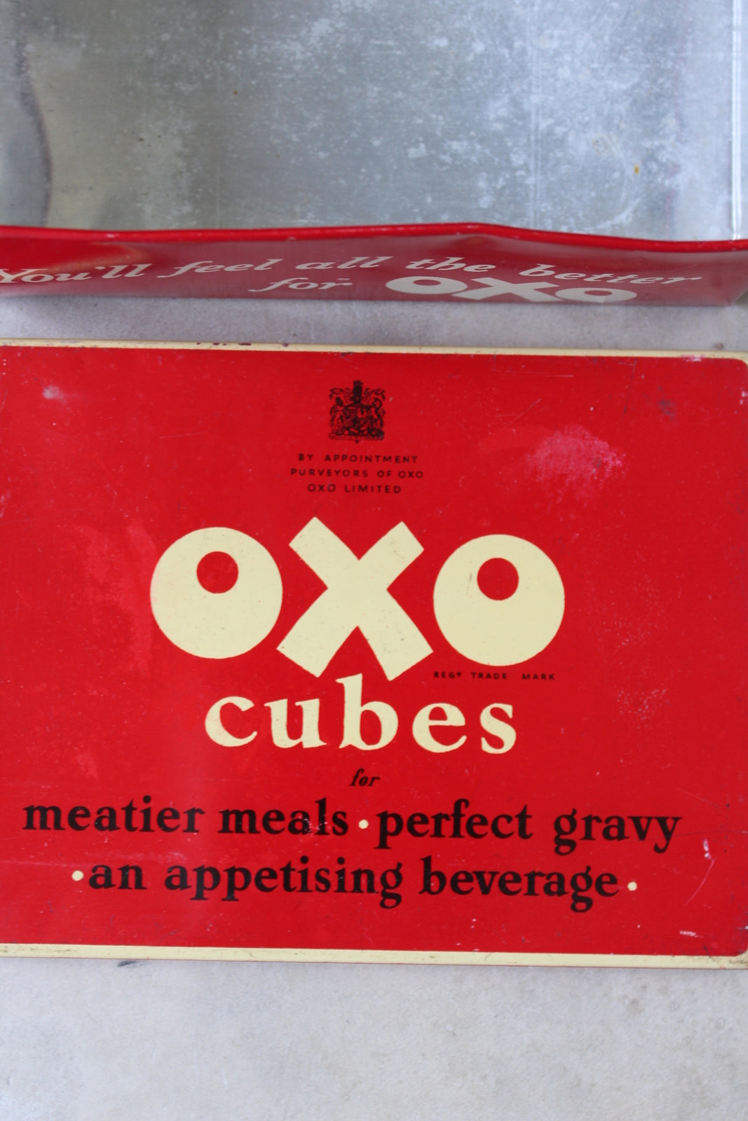 Vintage Oxo Tins - Kernow Furniture