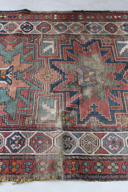 Antique Armenian Garabagh Rug - Kernow Furniture