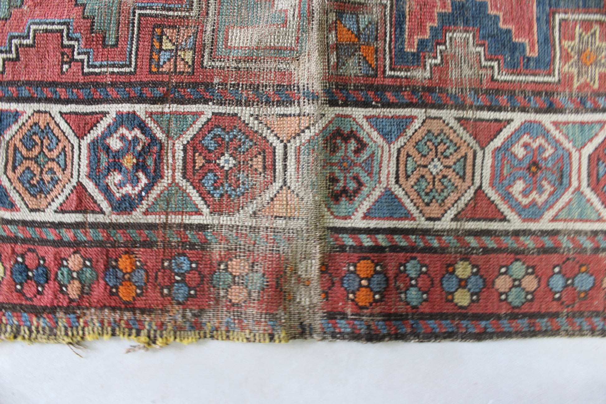 Antique Armenian Garabagh Rug - Kernow Furniture