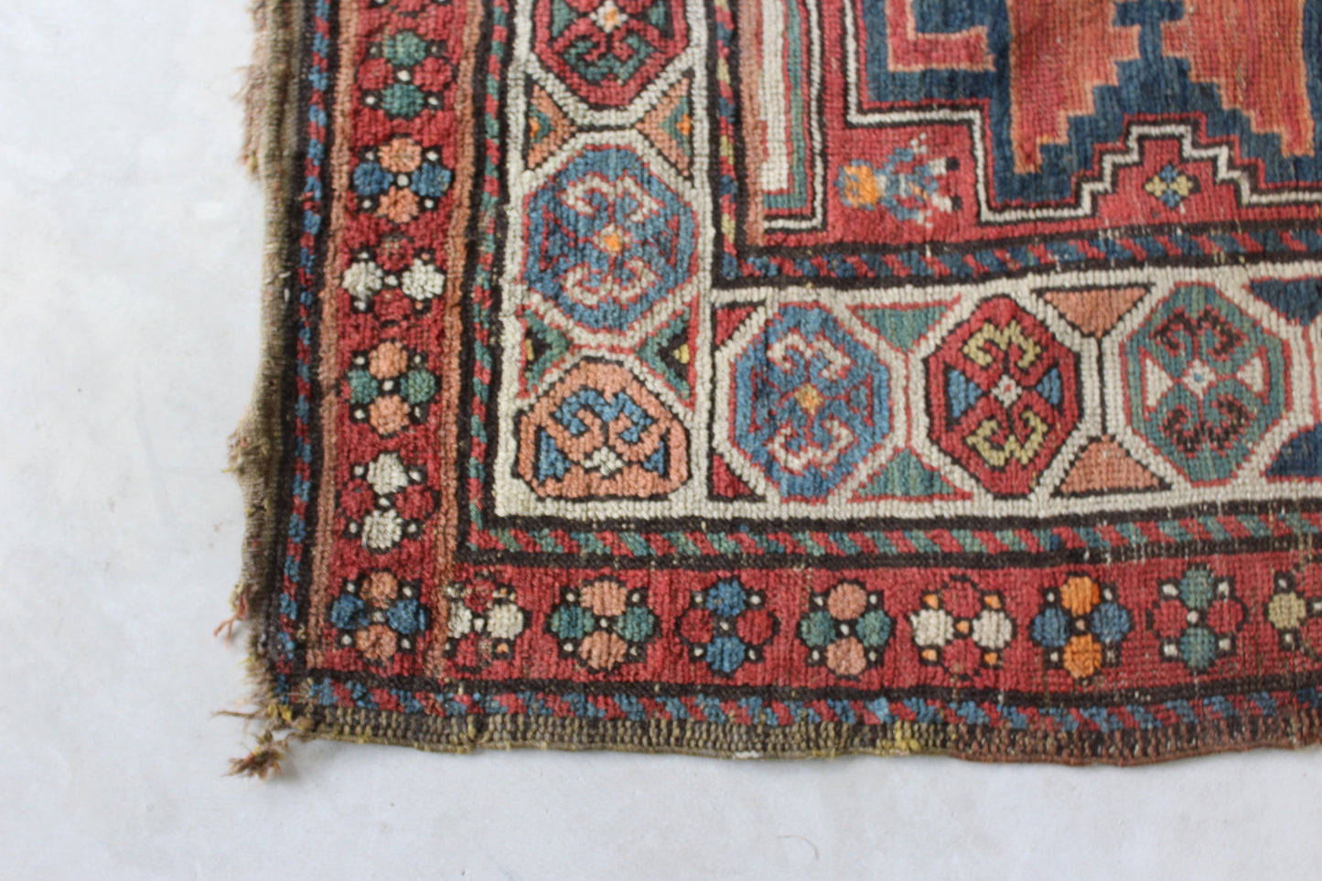 Antique Armenian Garabagh Rug - Kernow Furniture