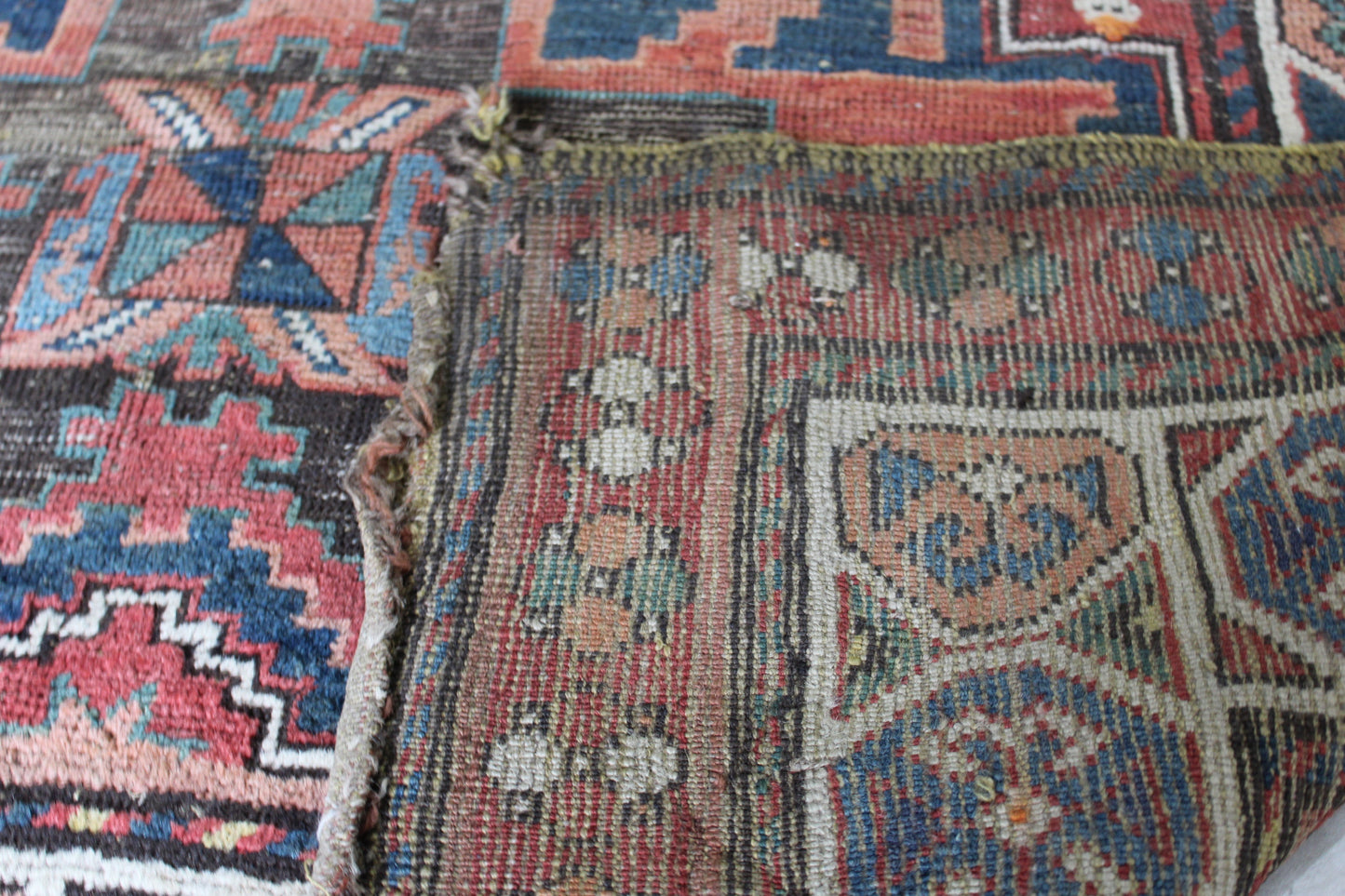 Antique Armenian Garabagh Rug - Kernow Furniture