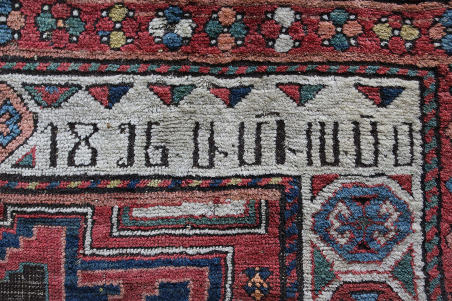 Antique Armenian Garabagh Rug - Kernow Furniture