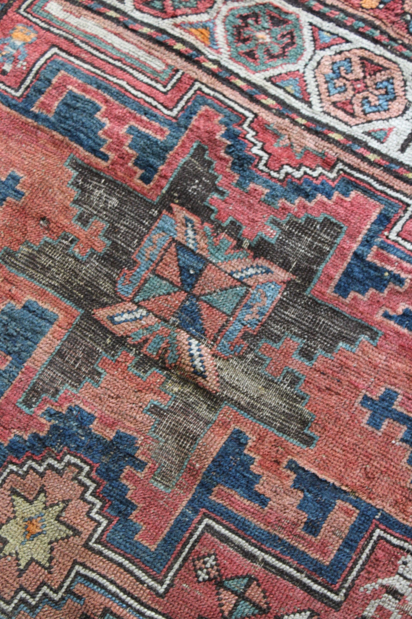 Antique Armenian Garabagh Rug - Kernow Furniture