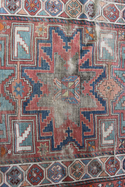 Antique Armenian Garabagh Rug - Kernow Furniture