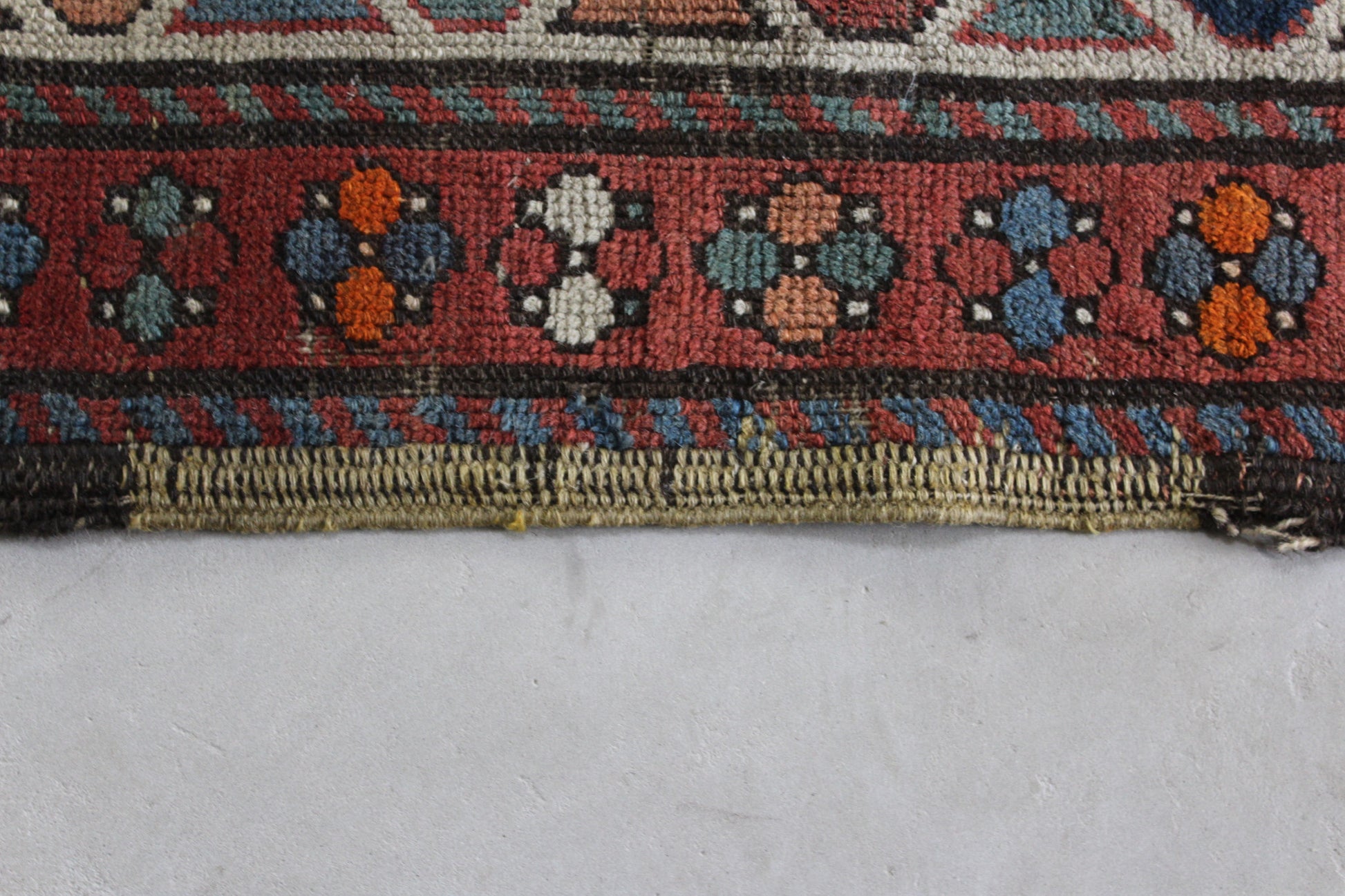 Antique Armenian Garabagh Rug - Kernow Furniture