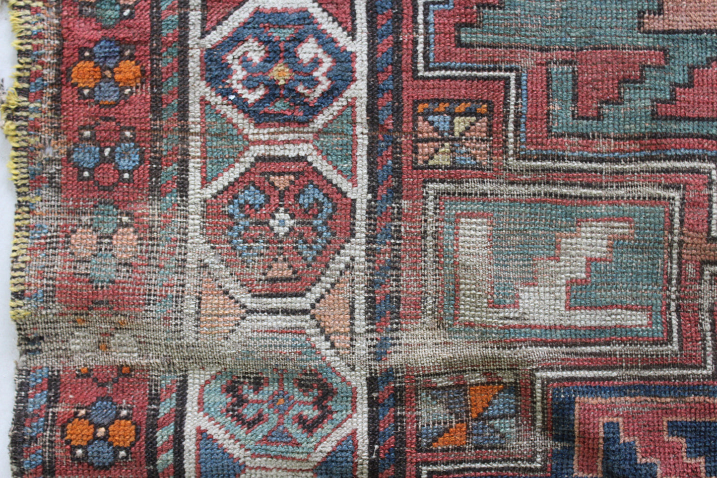 Antique Armenian Garabagh Rug - Kernow Furniture