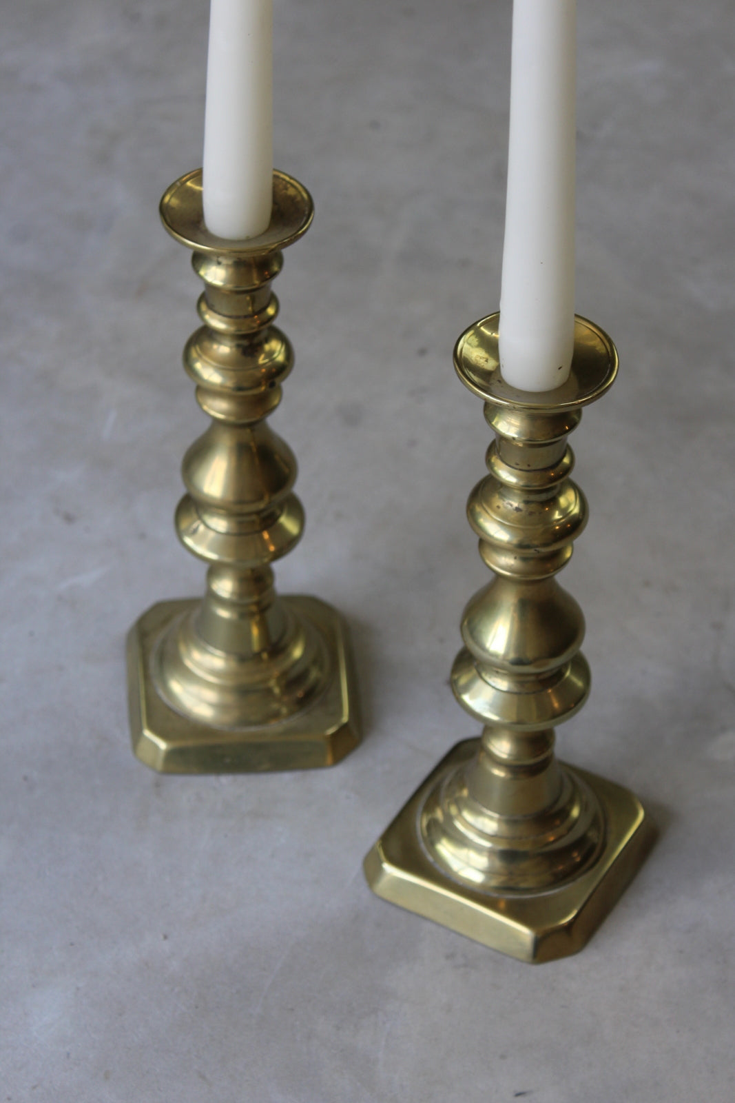 Pair Traditional Style Candlesticks - Kernow Furniture