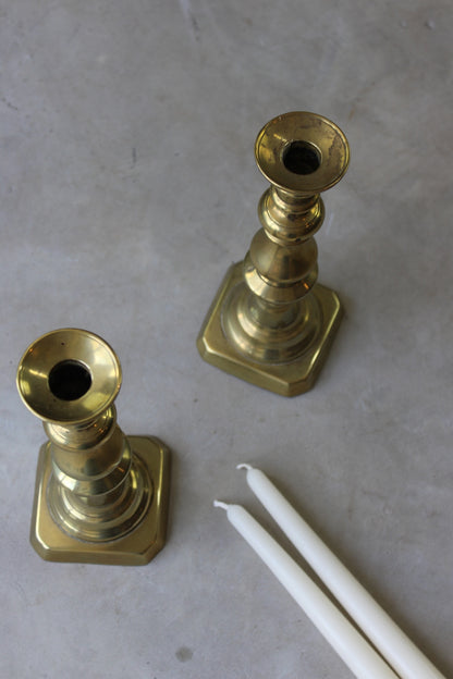 Pair Traditional Style Candlesticks - Kernow Furniture