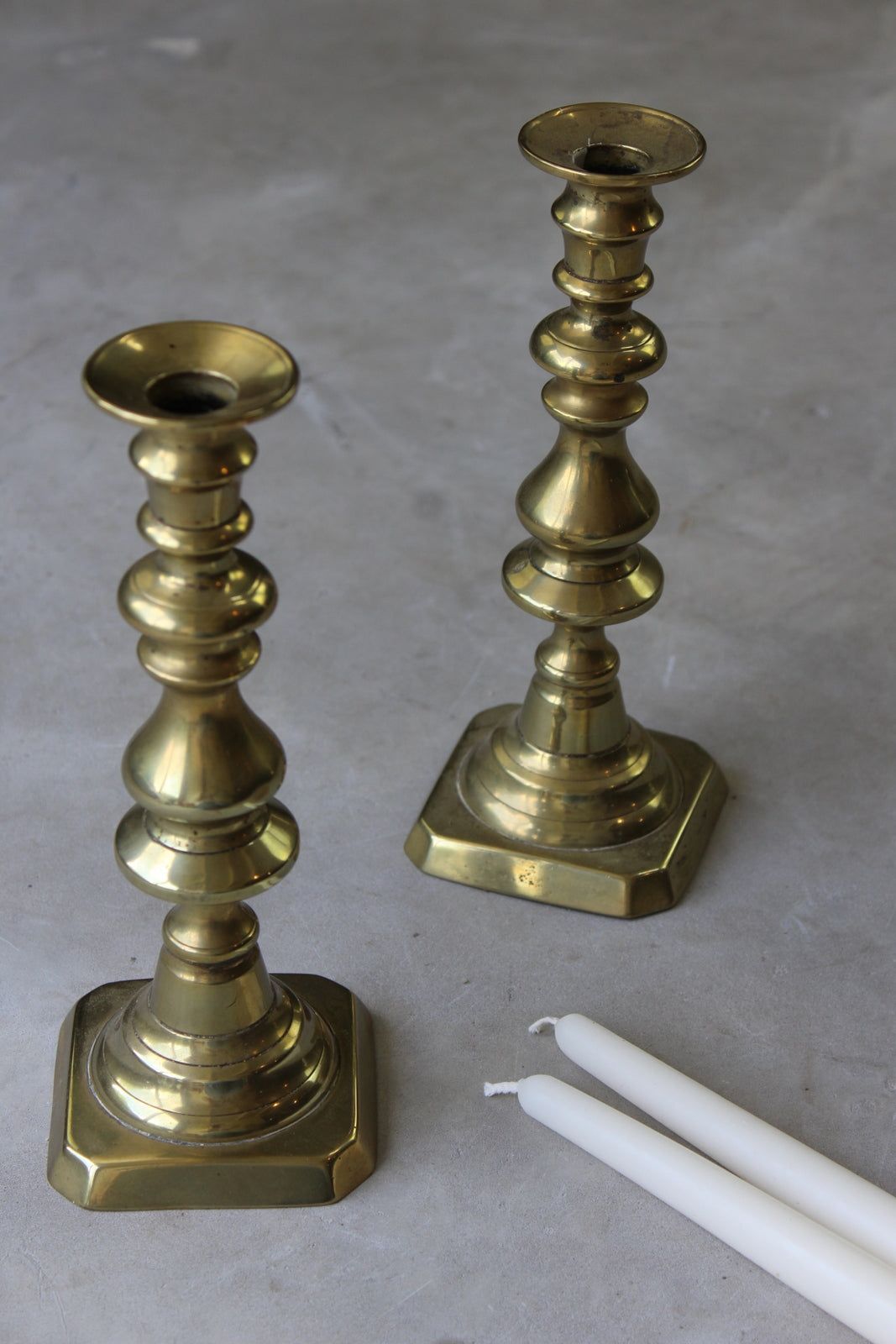 Pair Traditional Style Candlesticks - Kernow Furniture