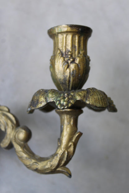 French Candle Wall Sconce - Kernow Furniture