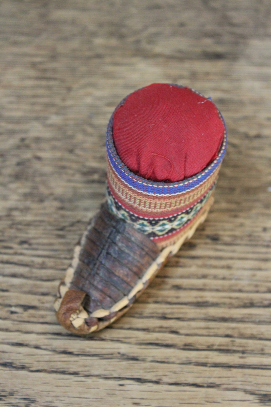 Vintage Moroccan Style Shoe Pin Cushion - Kernow Furniture